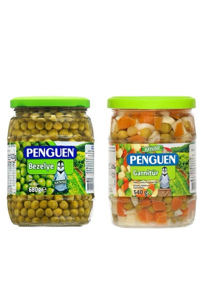 Penguen Garnitür 540 g + Bezelye 680 g 2’li ürün görseli 1