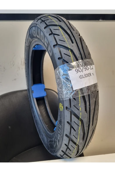 TDT TYRES 90/90-12 (TUBELESS - DUBLEKS) MOTOSİKLET LASTİĞİ ürün görseli 1