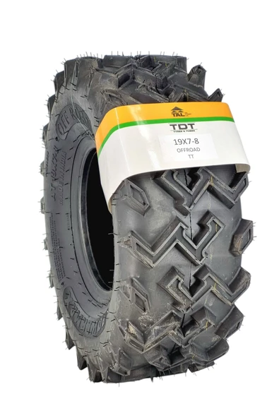 TDT TYRES ATV LASTİĞİ 19×7-8 TL (TUBELESS - DUBLEKS) ürün görseli 1