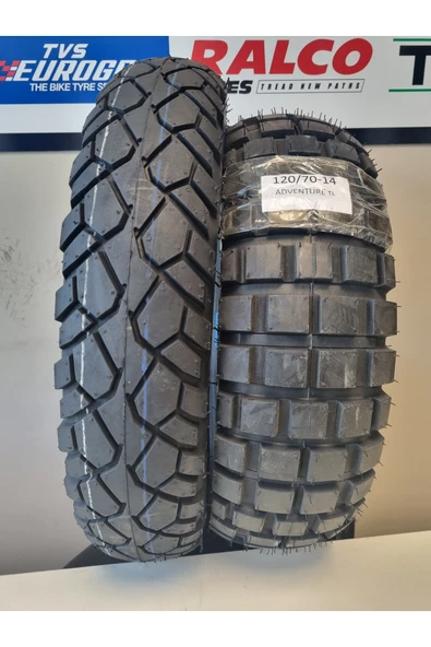 RALCO TYRES Mondial Prostreet 125, 110/90-16 Tl Ve 120/70-14 Tl Dubleks Lastik Set ürün görseli 1