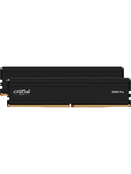 Crucial Pro 48GB Kit (2X24GB) DDR5-6000 Udımm CL48 Masaüstü Pc Ram Bellek CP2K24G60C48U5 ürün görseli 1