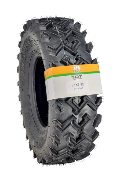 TDT TYRES ATV LASTİĞİ 21X7-10 TL (TUBELESS - DUBLEKS) ürün görseli 1