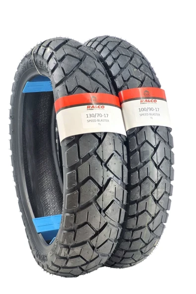 RALCO TYRES Tvs Raider, 130/70-17 Tl Ve 100/90-17 Tl Dubleks Lastik Set ürün görseli 1