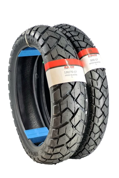 RALCO TYRES Mondial 125 Drift L CBS ÖN/ARKA SET 130/70-17 (TL) VE 300-17 (TL) ürün görseli 1