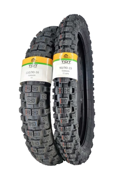 TDT TYRES 110/90-16 VE 90/90-19 TT(İÇ LASTİKLİ TİP) CROSS LASTİK TAKIMI ürün görseli 1