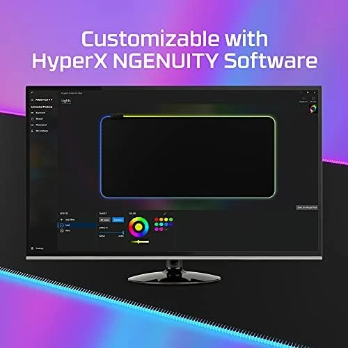 HyperX Pulsefire Mat RGB (XL) Mousepad KUTU HASARLI SIFIR ÜRÜN - Resim 4