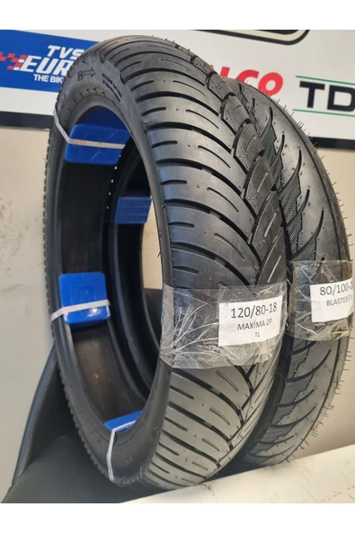 MARUTİ TYRES Hero Karizma, 120/80-18 Tl Ve 80/100-18 Tl Dubleks Lastik ürün görseli 1