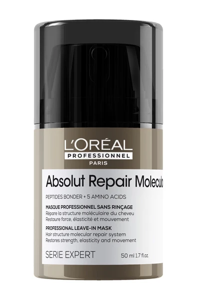 Absolut Repair Molecular Tüm Yıpranmış Saçlar İçin Durulanmayan Maske 50ml ürün görseli 1