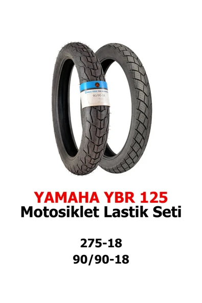 IRAN YASA TIRE&RUBBER Yamaha YBR 125 Motosiklet Lastik Seti 275-18 TT ve 90/90-18 TL ürün görseli 1