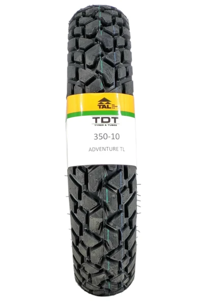 TDT TYRES 350-10 TL (TUBELESS - DUBLEKS) MOTOSİKLET LASTİĞİ ürün görseli 1
