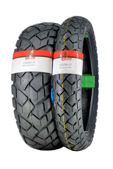 RALCO TYRES 110/80-17 VE 150/60-17 TL DUBLEKS LASTİK SET ürün görseli 1