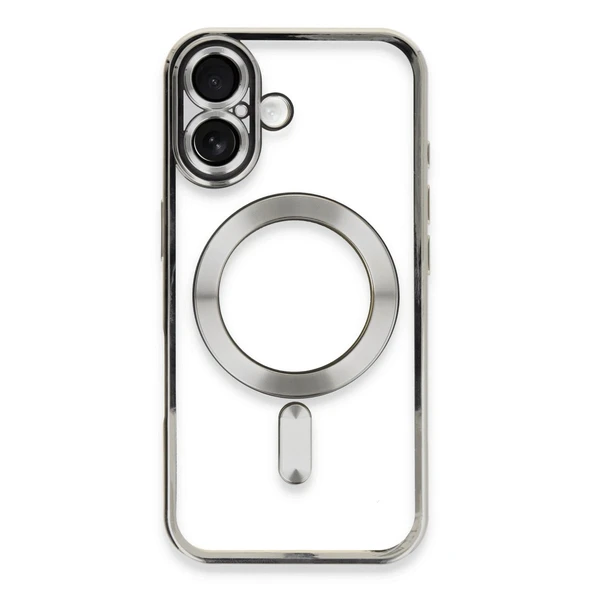 Apple İphone 16 Plus Kılıf Kross Magneticsafe Kapak - Gümüş ürün görseli 1