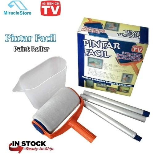 Pintar Facil Pratik Damlatmayan Boya Rulosu Ve Fırçası ürün görseli 1