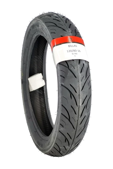 Billas MOTOSİKLET LASTİĞİ 120/80-16 TL (TUBELESS - DUBLEKS) ürün görseli 1