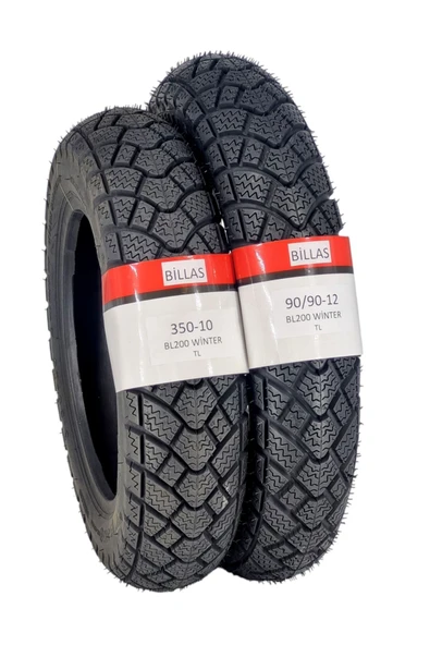 Billas Activa S-spacy-spontini-alpha Lastik 3/50-10 Ve 90/90-12 Takım Tl (TUBELESS - DUBLEKS) ürün görseli 1