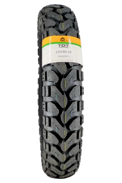TDT TYRES HERO X PULSE ARKA LASTİK 120/80-18 TL (TUBELESS - DUBLEKS) ürün görseli 1
