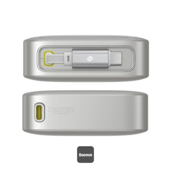 Baseus Free2Pull 20.000MAH 65w Type-C Kablolu Powerbank - Resim 4