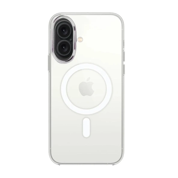 Apple İphone 16 Plus Kılıf Pc Real Magsafe Kapak - Şeffaf ürün görseli 1