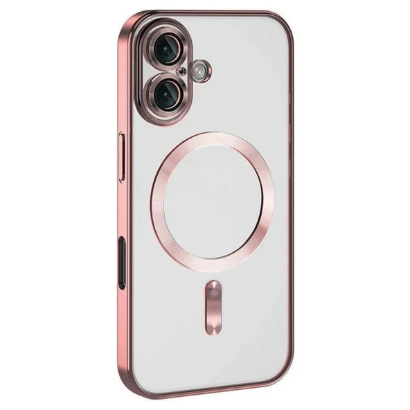 Apple İphone 16 Plus Kılıf Kross Magneticsafe Kapak - Pembe ürün görseli 1