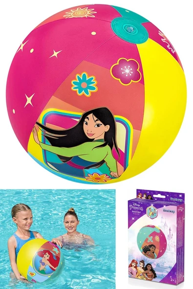 Bestway Disney Prenses Şişme Deniz Plaj Topu ürün görseli 1
