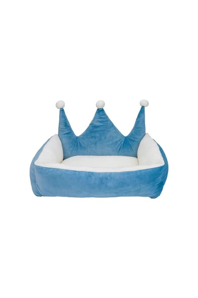 Pet Comfort Queen Kedi/Köpek Yatağı, Mavi 55x45cm ürün görseli 1