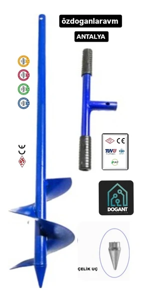 Toprak Burgusu 101X15 cm Montaj Kollu ürün görseli 1