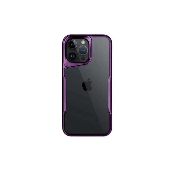 Apple İphone 16 Pro Max Kılıf Boyi Silikon Kapak - Derin Mor ürün görseli 1