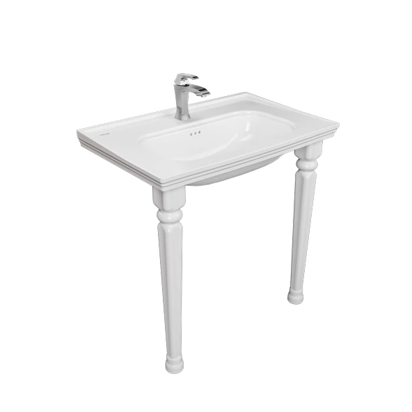 Creavit AN081 Antik 80x50cm Etajerli Lavabo ve Konsol Ayak ürün görseli 1