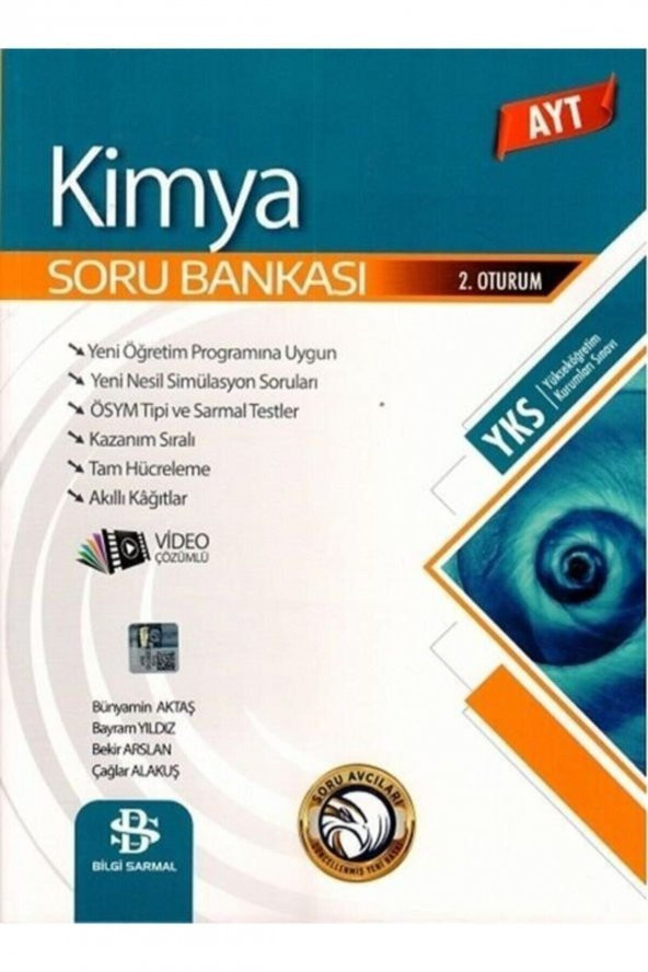 Bilgi Sarmal Ayt Kimya Soru Bankası Yeni 2022 ürün görseli 1