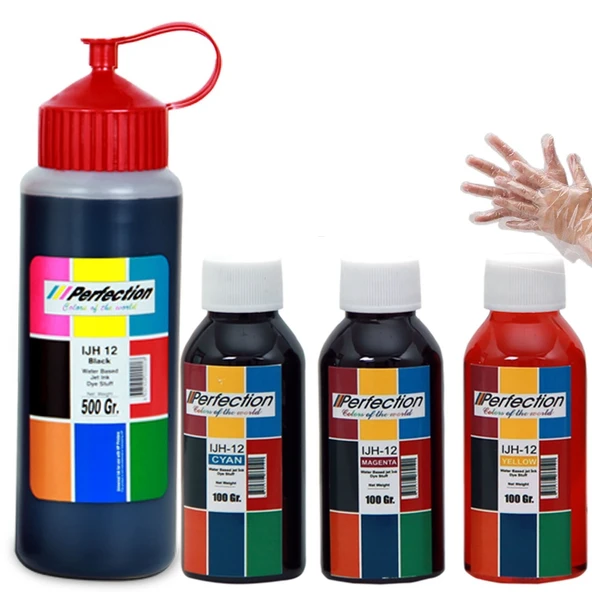 PERFECTİON Brother Uyumlu Dcp-T730w 4 Renk Mürekkep Dolum Seti 800 gr. ürün görseli 1