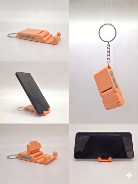 CONTACALL Kişiye Özel 3D Baskı Anahtarlık & Telefon Tutucu – Pratik Stand & Şık Tasarım - 36 Adet ürün görseli 1