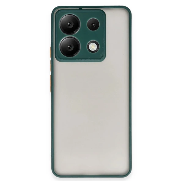 Xiaomi Redmi Note 13 5g Kılıf Montreal Silikon Kapak - Yeşil ürün görseli 1