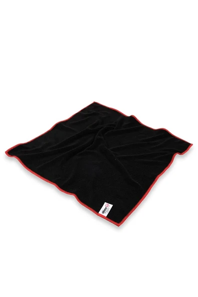 Kırmızı Overloklu 40x40 Cm Mikrofiber Bez Royaleks-STK1442 ürün görseli 1