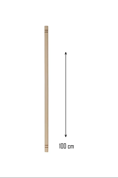 Ahşap 100 cm Hamur Açma Şekillendirme Oklavası Royaleks-56041 ürün görseli 1