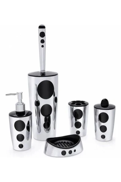 Punto 5 Parça Banyo Seti Krom Royaleks-F326 ürün görseli 1
