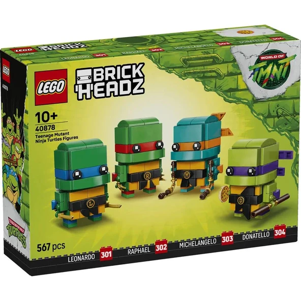 LEGO BrickHeadz 40878 Teenage Mutant Ninja Turtles Figures ürün görseli 1