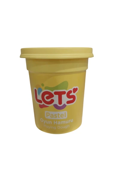 Lets Oyun Hamuru Tek Renk Pastel Sarı110 Gram ürün görseli 1