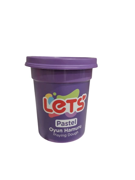 Lets Oyun Hamuru Tek Renk Pastel Mor 110 Gram ürün görseli 1