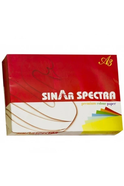 Sınar Fon Karton A3 5 Renk Fosforlu Karışık (250 Li Paket) ürün görseli 1