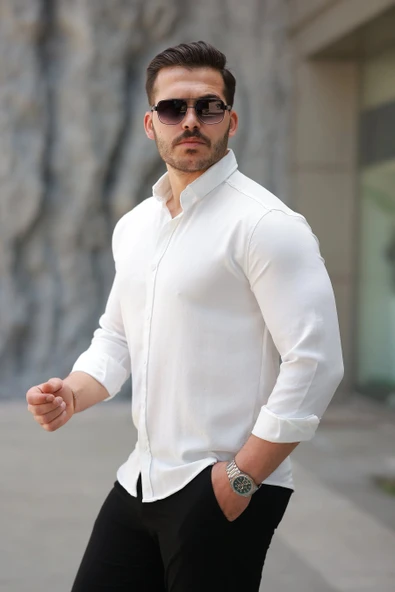 Vexor Erkek Uzun Kollu Gömlek - Resim 2