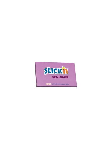 Gıpta Stickn Yapışkanalı Not Kağıdı Neon Mor 76X127 Mm 100 Yaprak (12 Koçan) ürün görseli 1