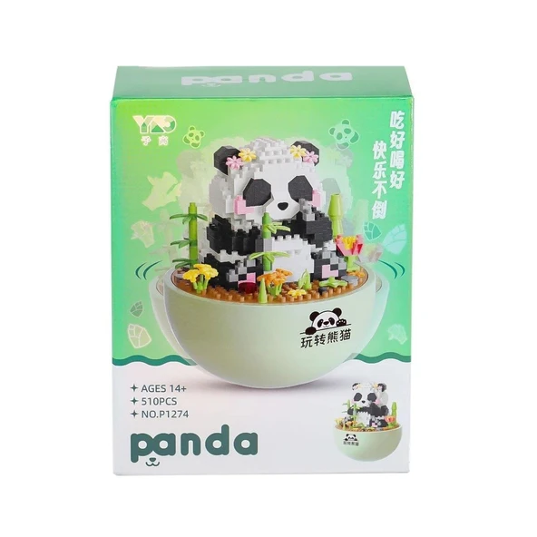 Panlos Block Oyuncak Panda Model 510 Parça P1274 ürün görseli 1