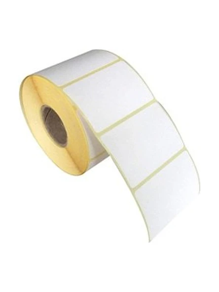Tanex 60X30 Mm Beyaz Mat Etiket 1Li 40Mm 1.000 Li ürün görseli 1