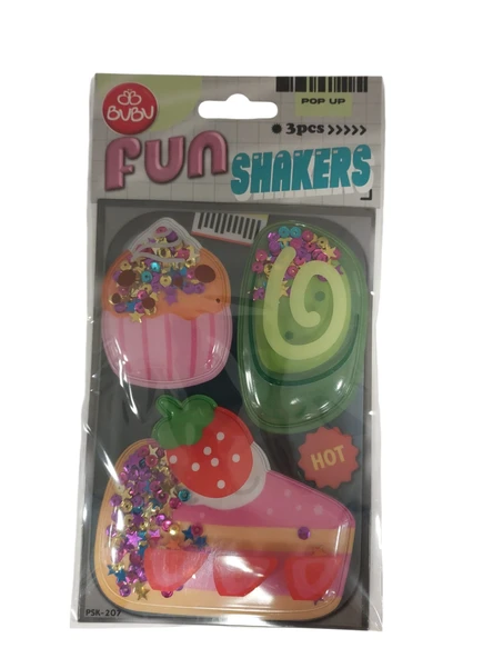 Bu-Bu Stickers Pop Up Shakers Pasta 20.5X11 ürün görseli 1