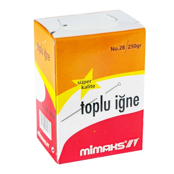 Mimaks Toplu İğne Süper Nikel 250Gr Ti250 (1 Paket) ürün görseli 1