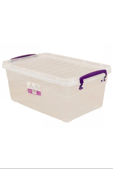 Şeffaf Çok Amaçlı 30 Lt Dikdörtgen Saklama Kabı 48x32x29 Royaleks-82113 ürün görseli 1