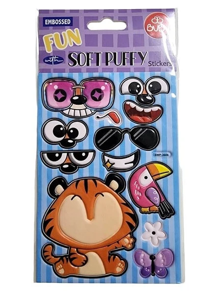 Bu-Bu Stickers Soft Puffy Kedi 20.5X10.5 ürün görseli 1