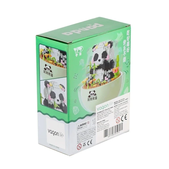 Panlos Block Oyuncak Panda Model 510 Parça P1274 - Resim 2