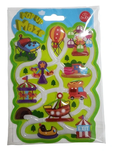 Bu-Bu Stickers Pop Up Maze Lunapark 18X12 ürün görseli 1