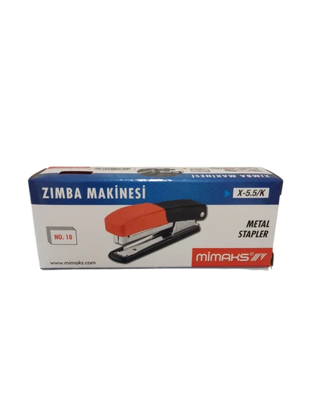 Mimaks Zımba Makinesi Metal No:10 Küçük Kırmızı ürün görseli 1